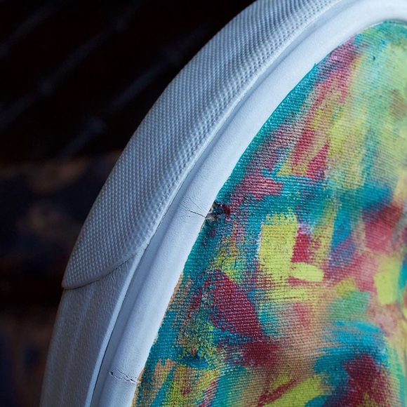 Vans Slip On Custom Hand Painted Shoes - Picture 6 of 7